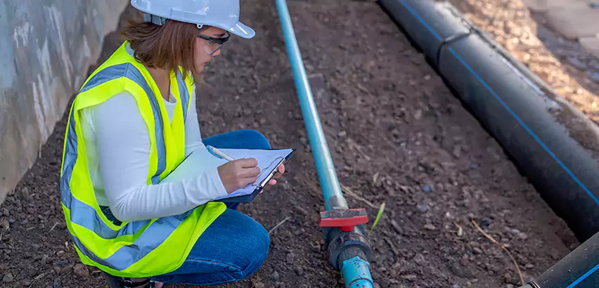 Outdoor Water Line Installation in Ashland